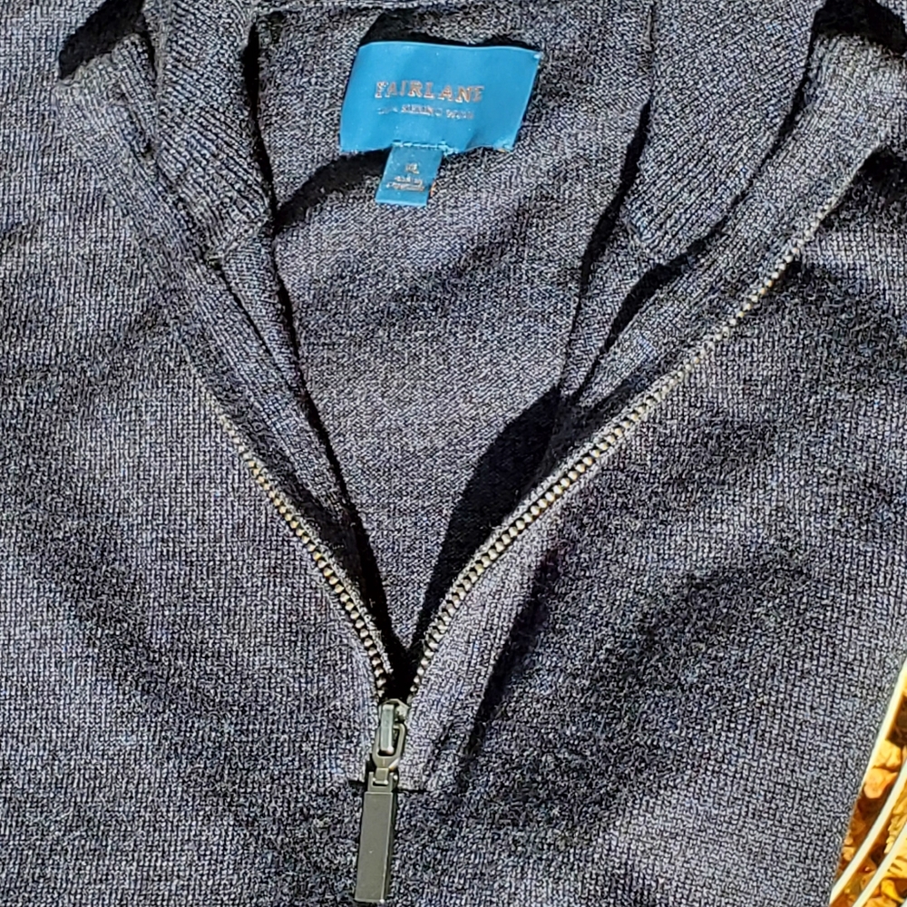 Mens merinowool navy sweater szXL